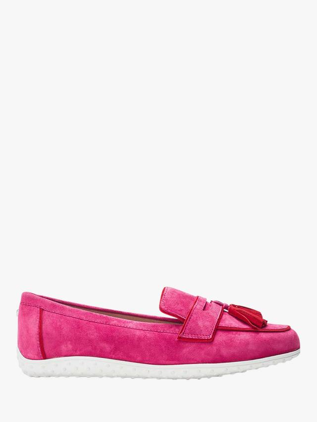 Гибридные мокасины из замши elinia Moda in Pelle, розовый
