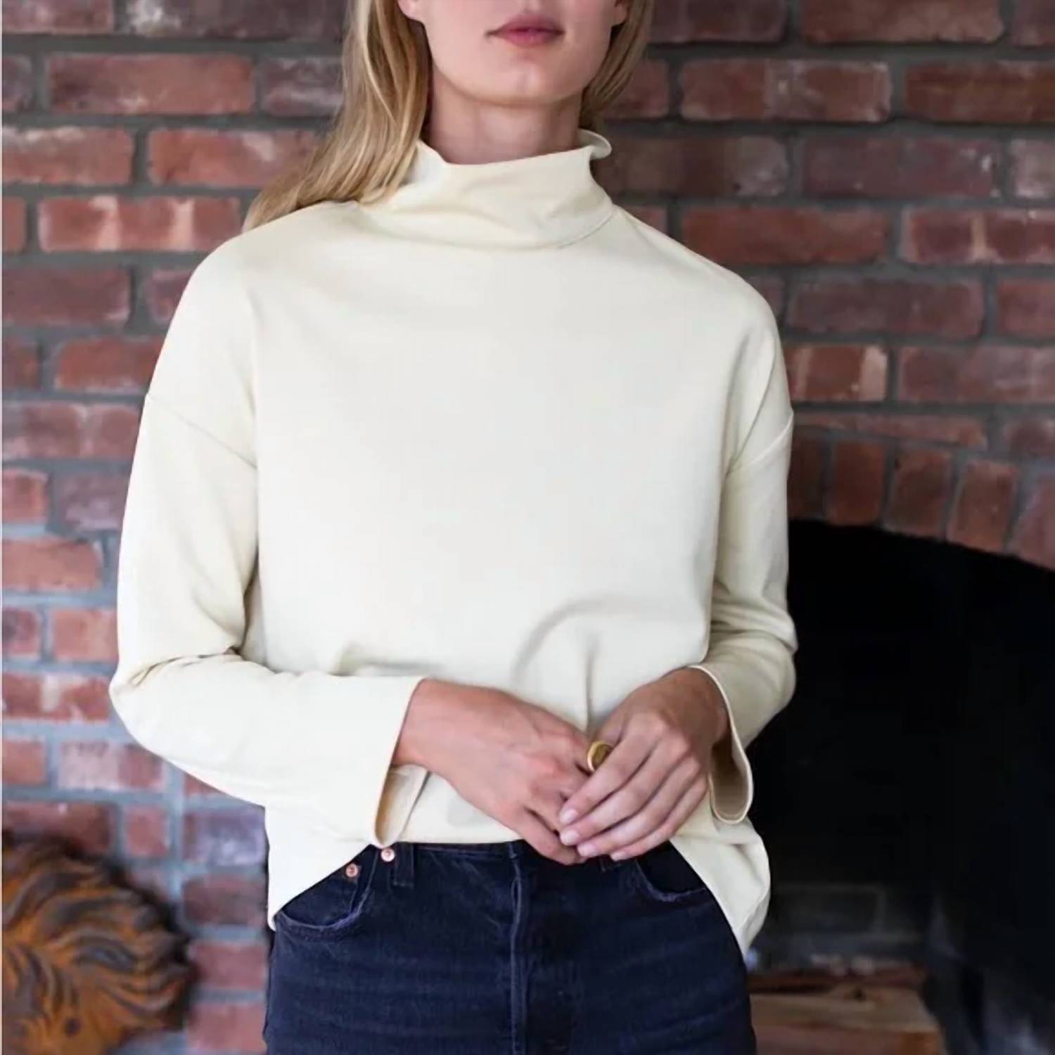 

Edie Топ в кремовом цвете EMERSON FRY