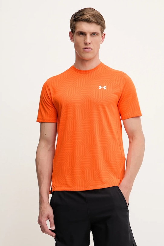 

Футболка тренировочная UA Tech Geotessa Under Armour, оранжевый