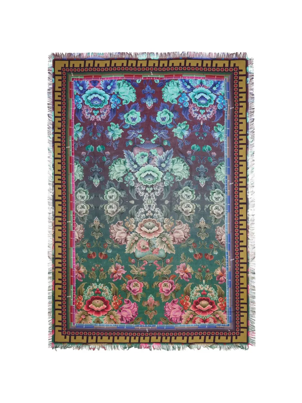 

Шелковый шарф с цветочным принтом Aloeuw Pierre-Louis Mascia, зеленый