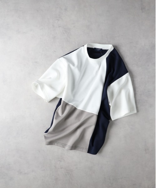 

Футболка с принтом на спине, трехцветная BACK NUMBER, белый