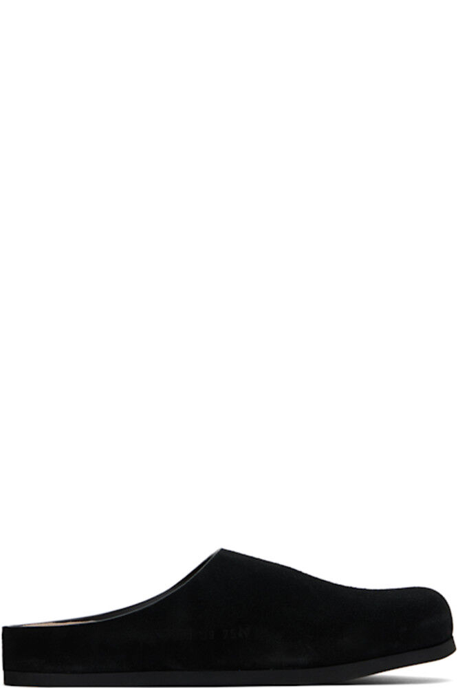 

Черные замшевые туфли-лодочки Common Projects