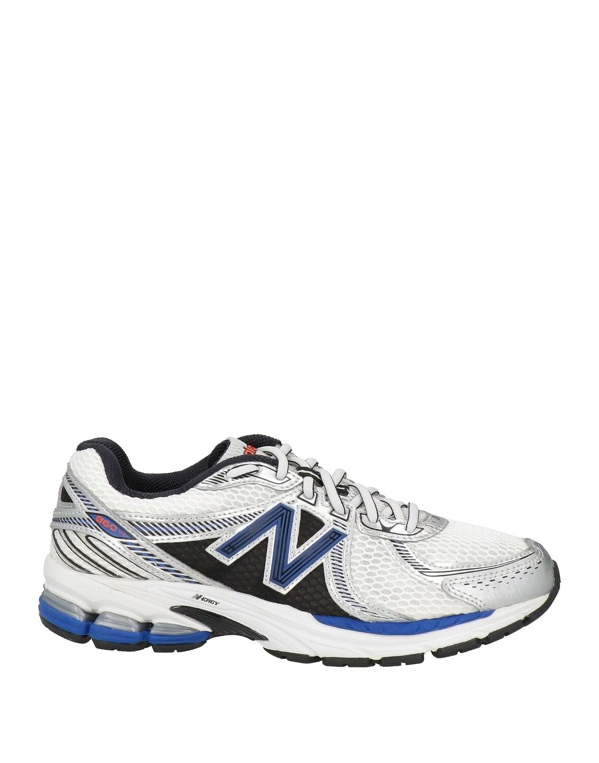 

Кеды New Balance, серебро