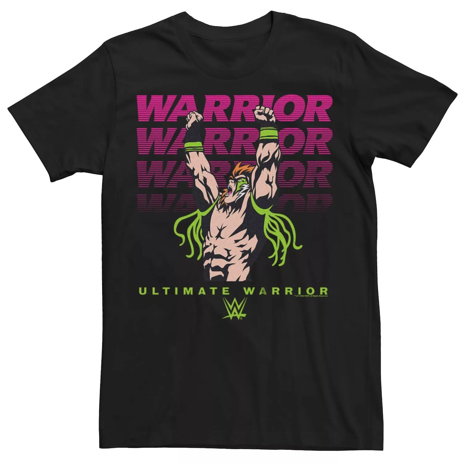 

Мужская футболка WWE Ultimate Warrior с плакатом в виде комиксов Licensed Character