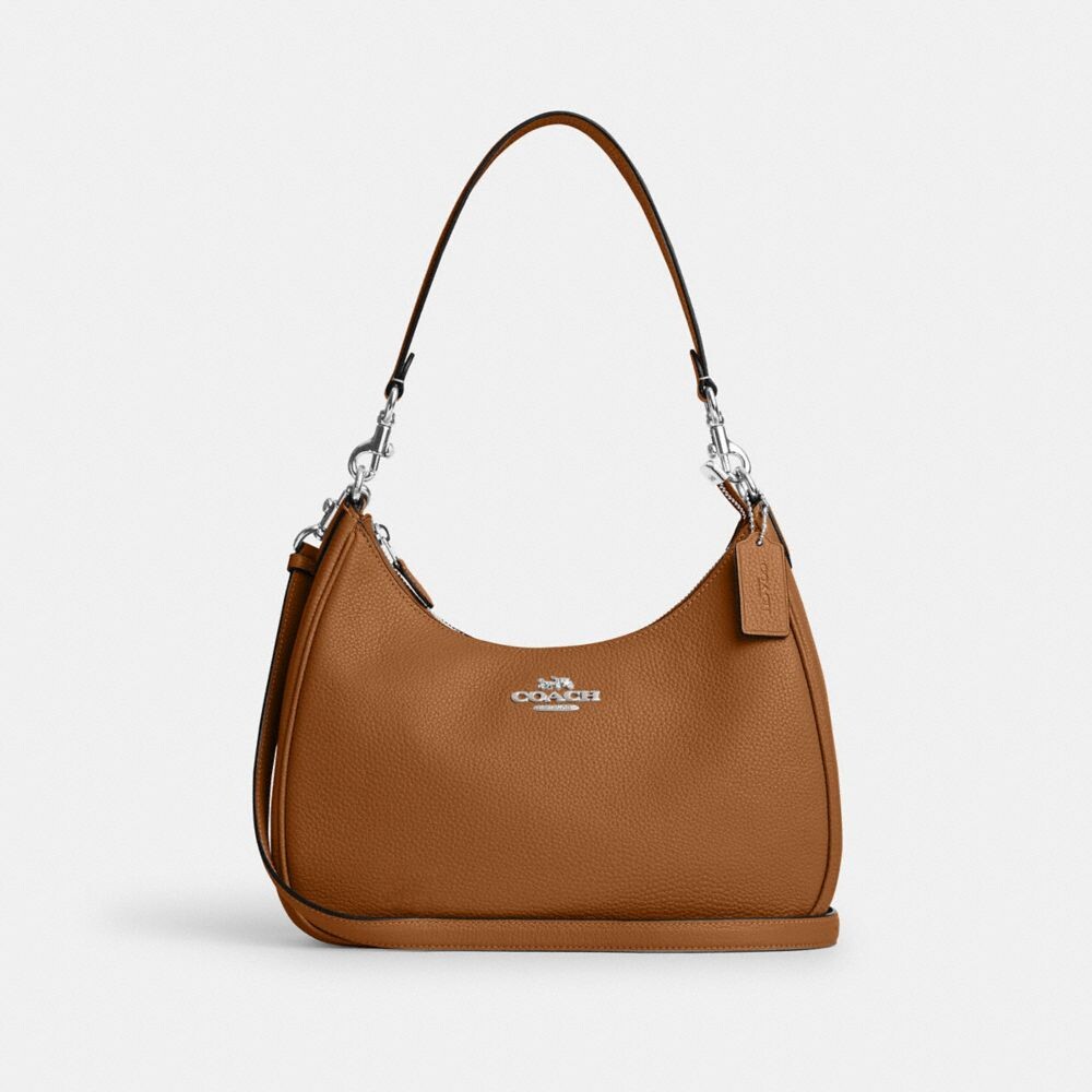 

Сумка на плечо COACH Teri Hobo, цвет Silver/Light Saddle