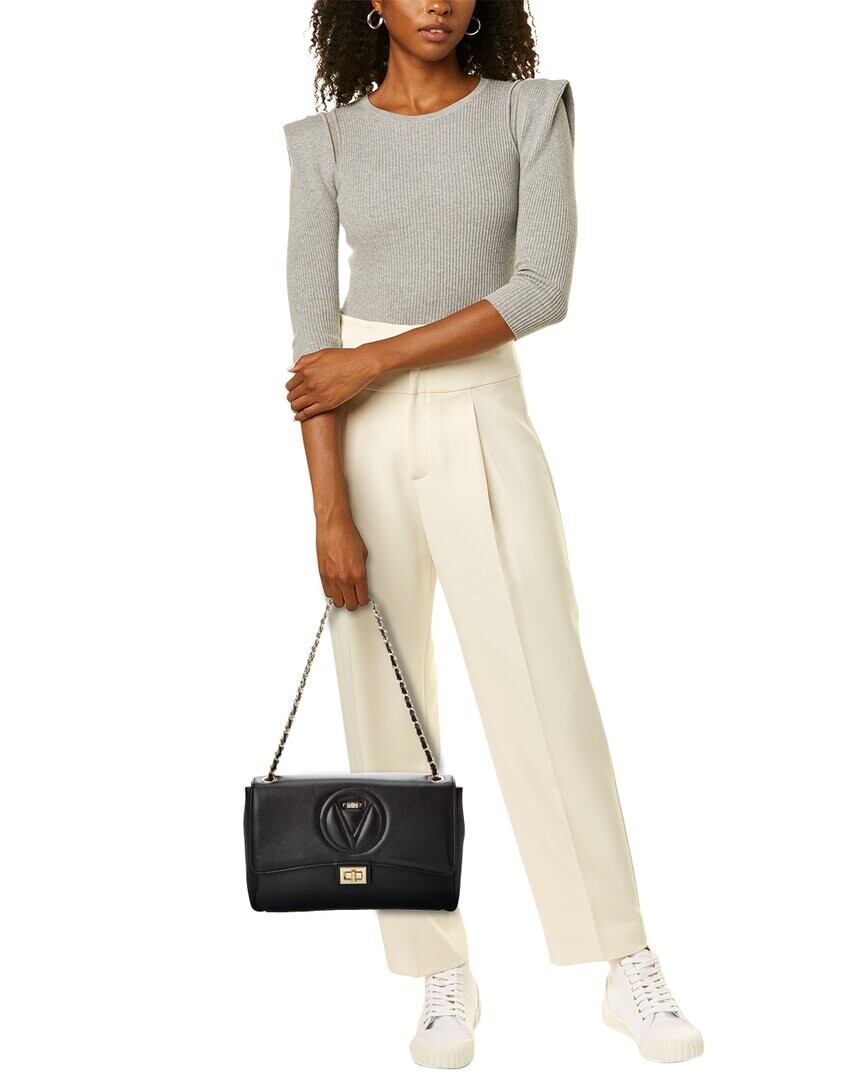 

Valentino by Mario Valentino Posh Signature Кожаная сумка через плечо, черный