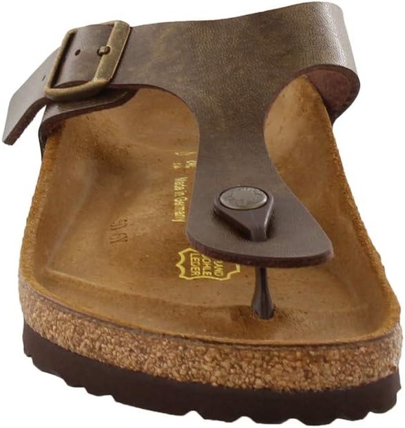 Вьетнамки Birkenstock унисекс-взрослые ThongGizeh Pl V - черные Bf R — фото 4