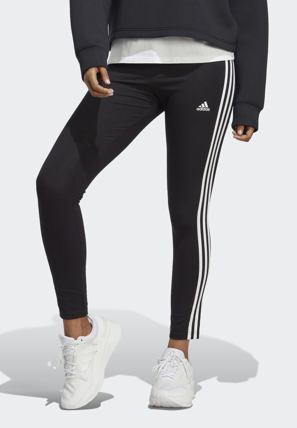 

Тайтсы Adidas, черно-белый, Черный, Тайтсы Adidas, черно-белый