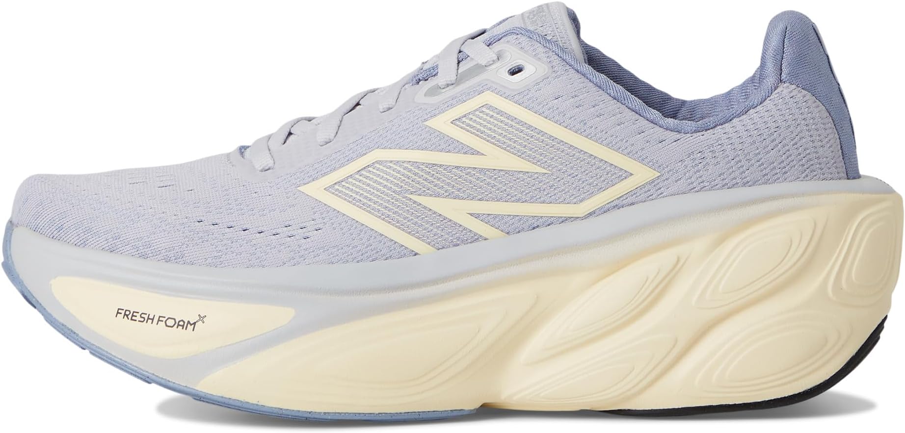 Кроссовки New Balance Fresh Foam X More v5, цвет Pearl Grey/Dusk Shower/Calcium — фото 4