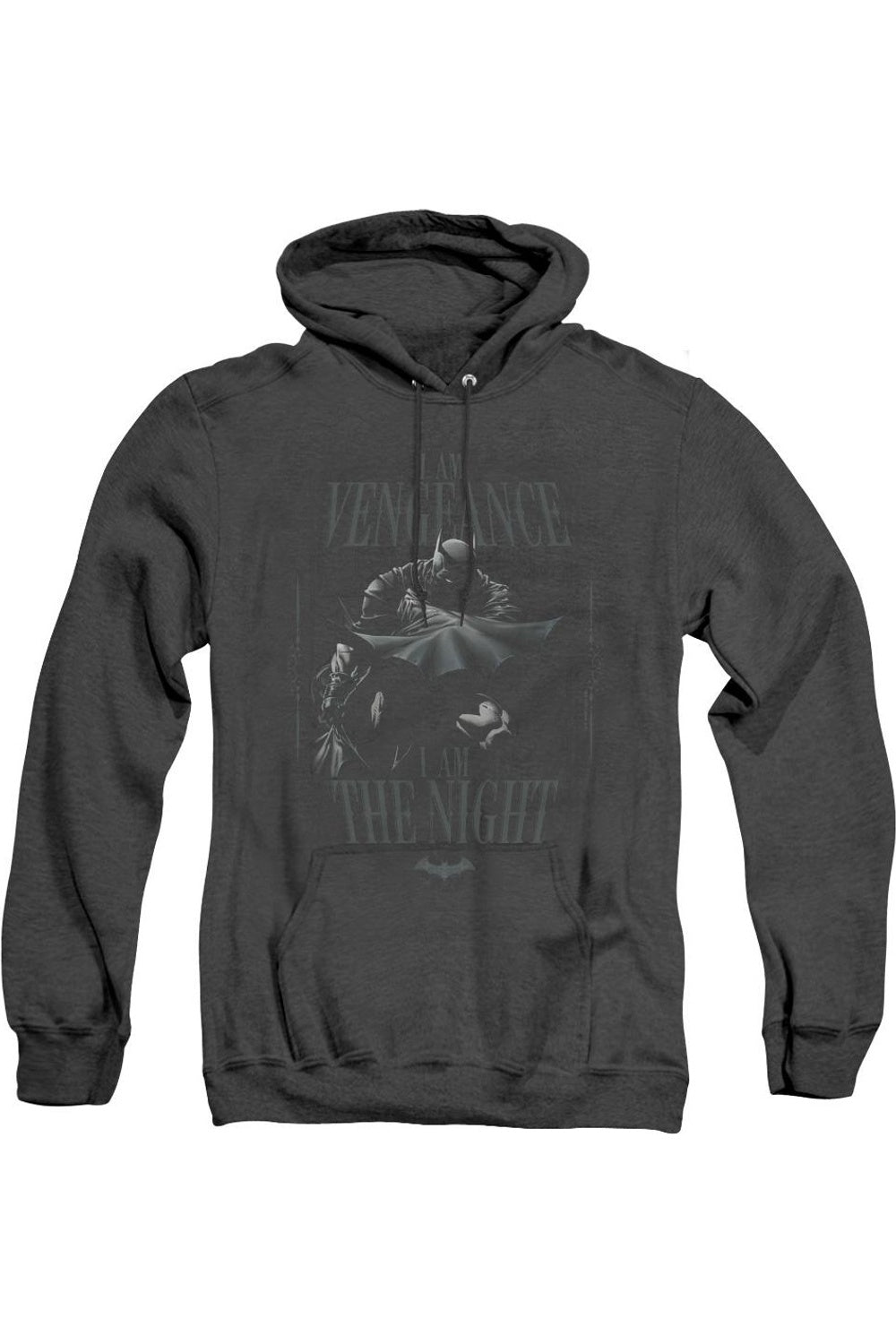 

Batman I Am Adult Heather Hoodie / Толстовка с капюшоном Gildan, черный