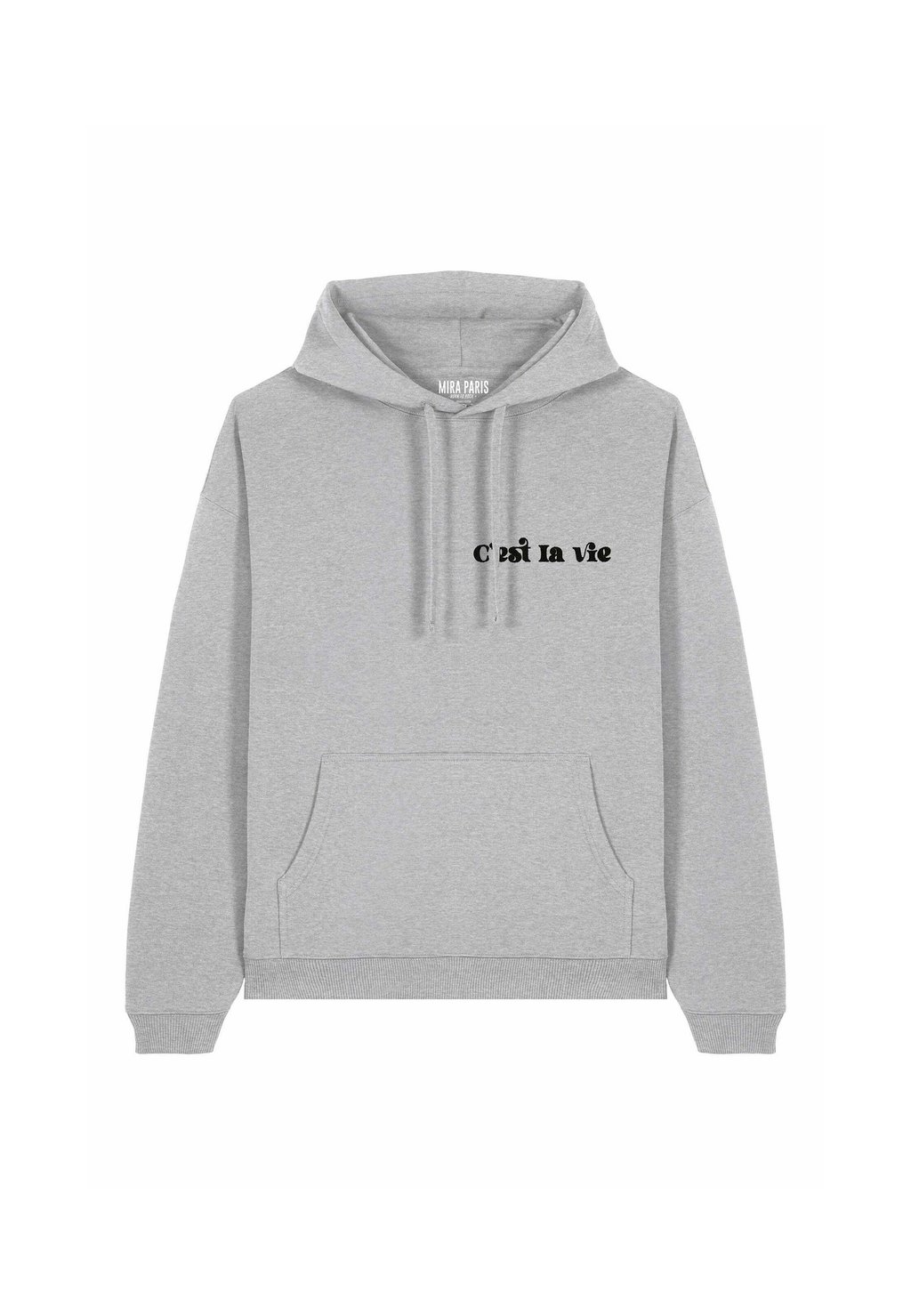 

Толстовка C'EST LA VIE EMBROIDERY - Hoodie Mira Paris, пятнистый серый