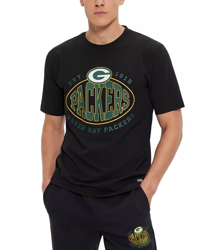 

Мужская футболка BOSS x NFL Green Bay Packers Hugo Boss, черный
