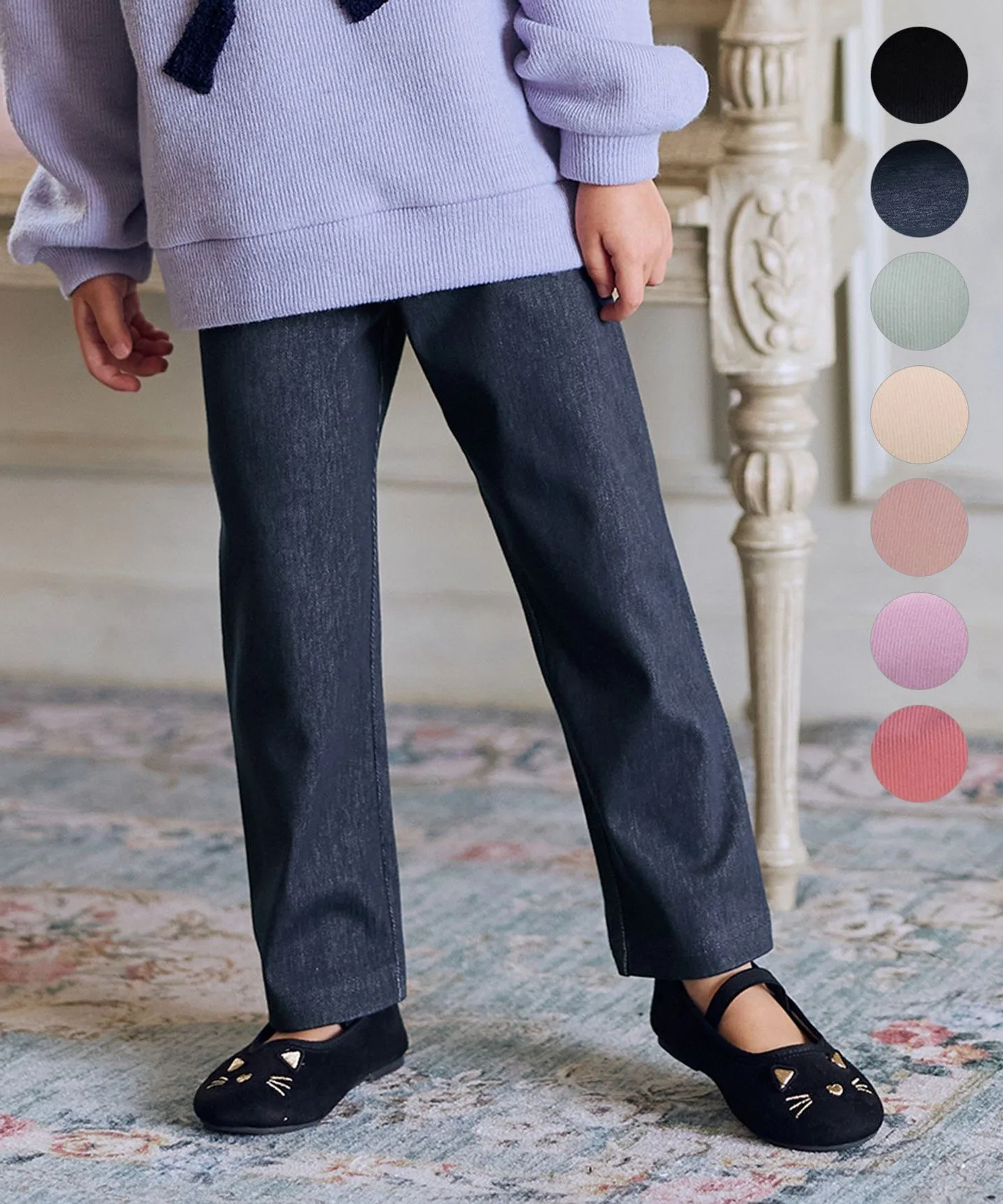 7 Дней в неделю: Кошачьи штаны ANY KIDS, Denim [775]