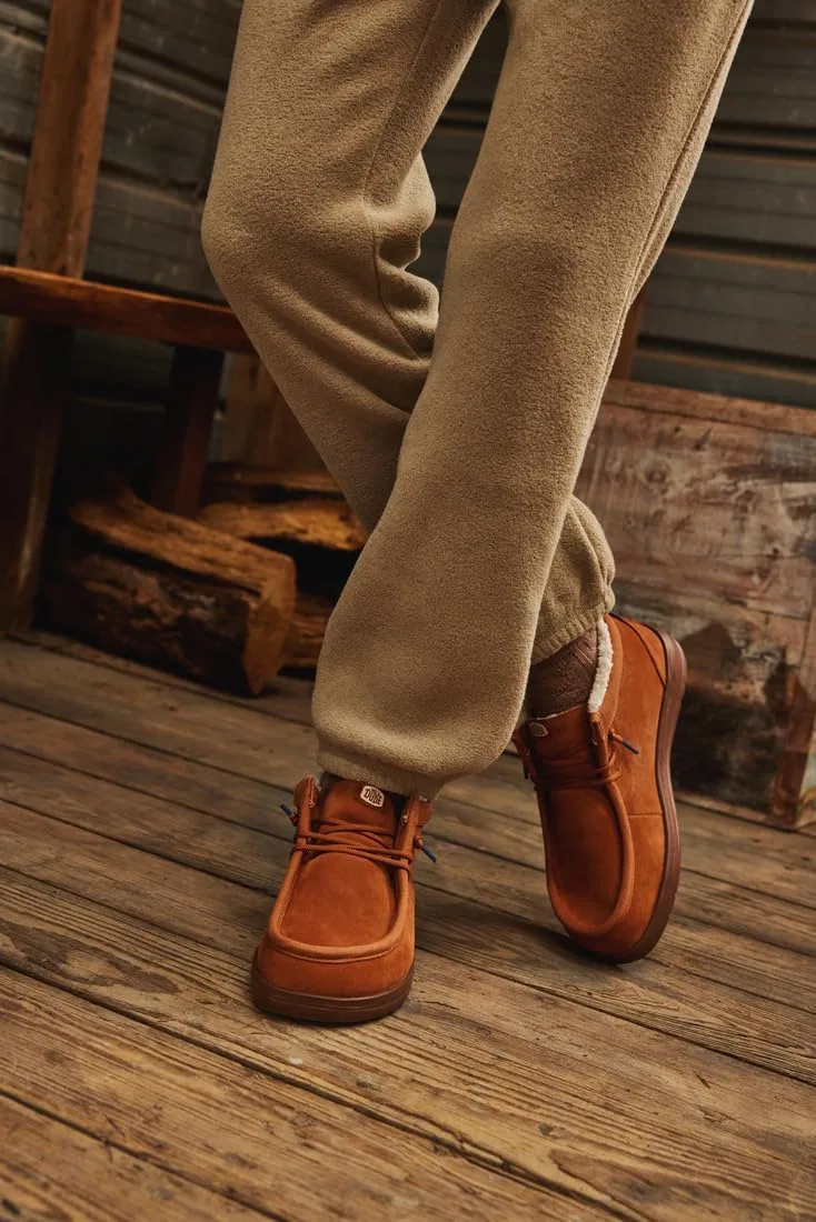 Мужские повседневные кроссовки Wally Mid GripR Warmth, HEYDUDE, коричневый — фото 2