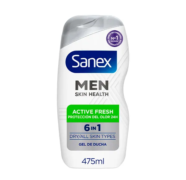 

Гель для душа для мужчин 3в1 Men Active Protect Sanex, 475 ml