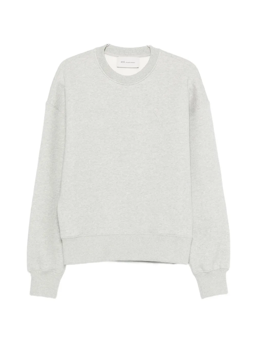 

Свитшот с круглым вырезом Ami Paris, серый