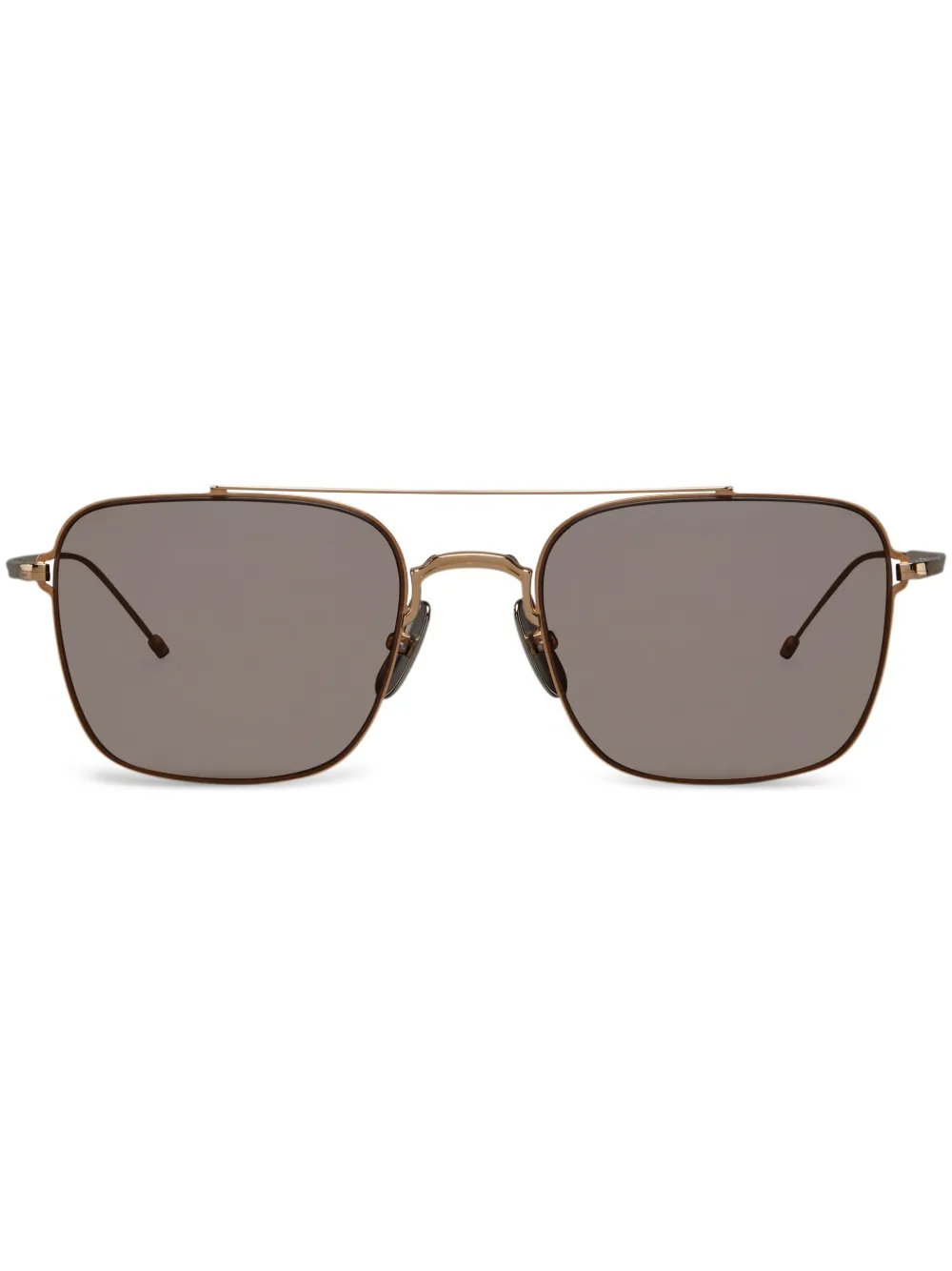 

Солнцезащитные очки-пилоты TB120 Thom Browne Eyewear, золотой