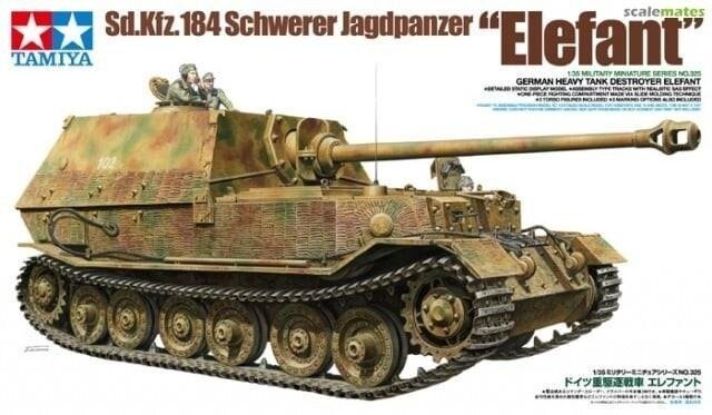 

Немецкий тяжелый истребитель танков «Элефант» Tamiya
