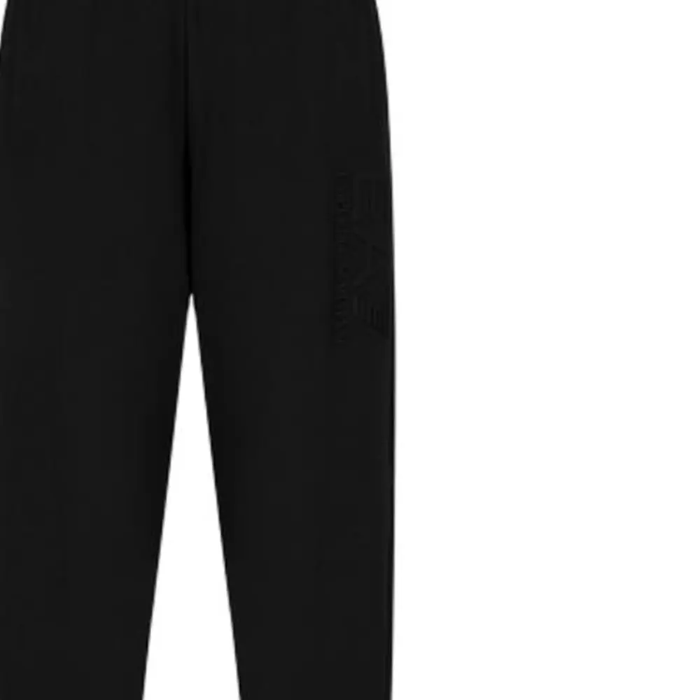 EMPORIO ARMANI Ea7 ss25 спортивные трикотажные брюки мужские black — фото 3