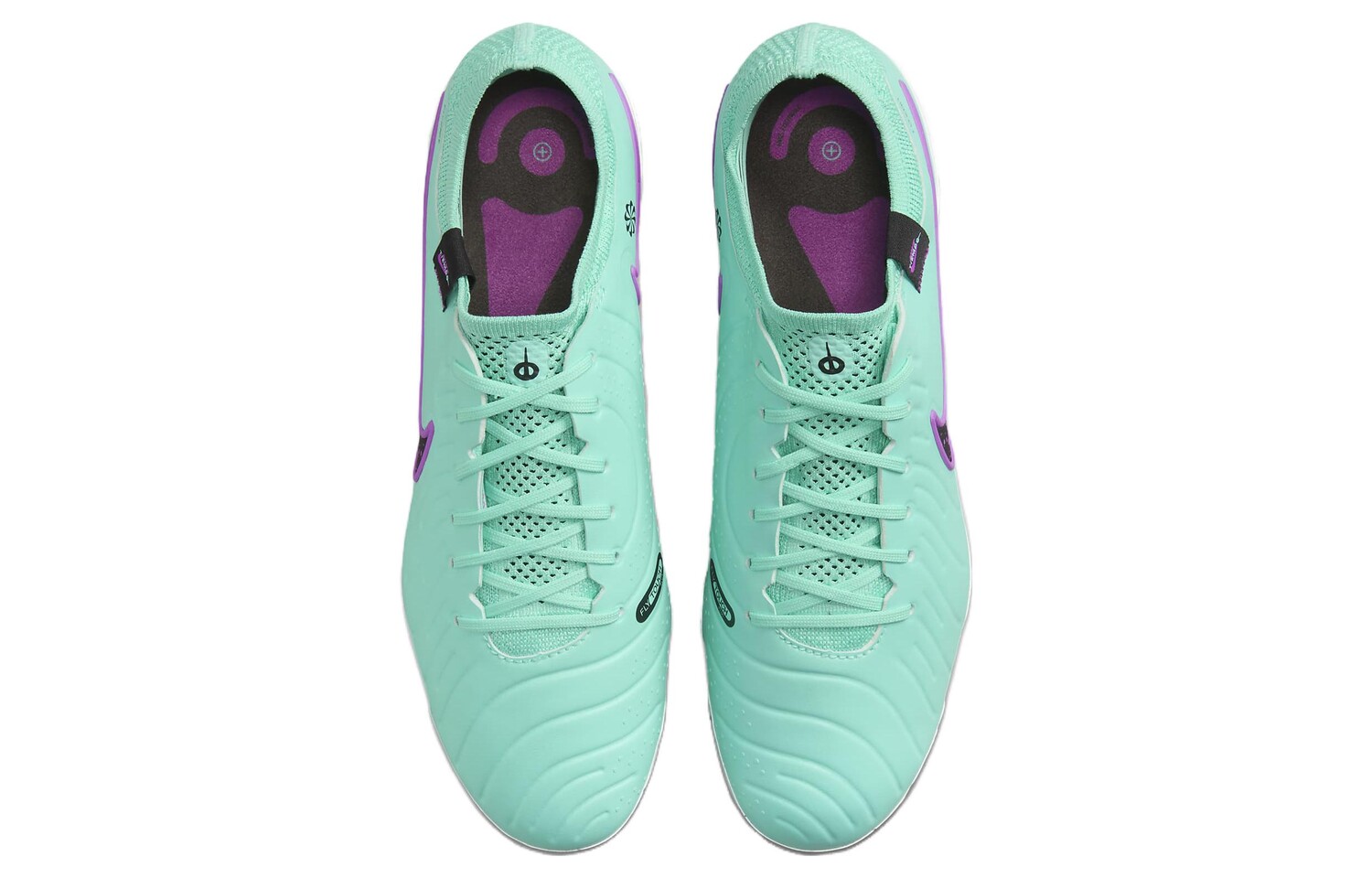 Nike Tiempo Legend 10 Футбольные бутсы Мужчины, Фиолетовый/Зеленый — фото 4