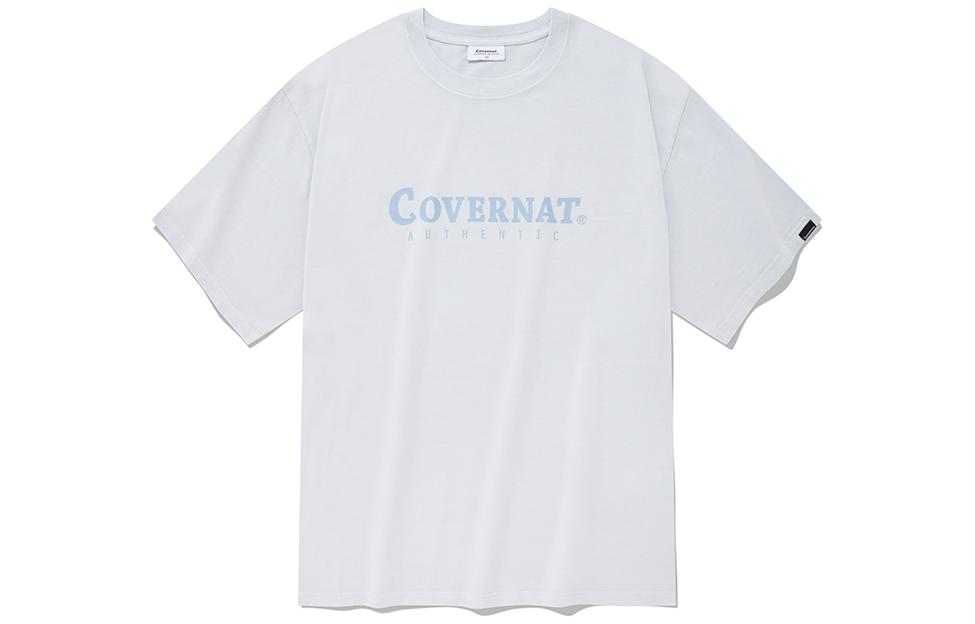 

Футболка унисекс светло-серая COVERNAT, светло-серый