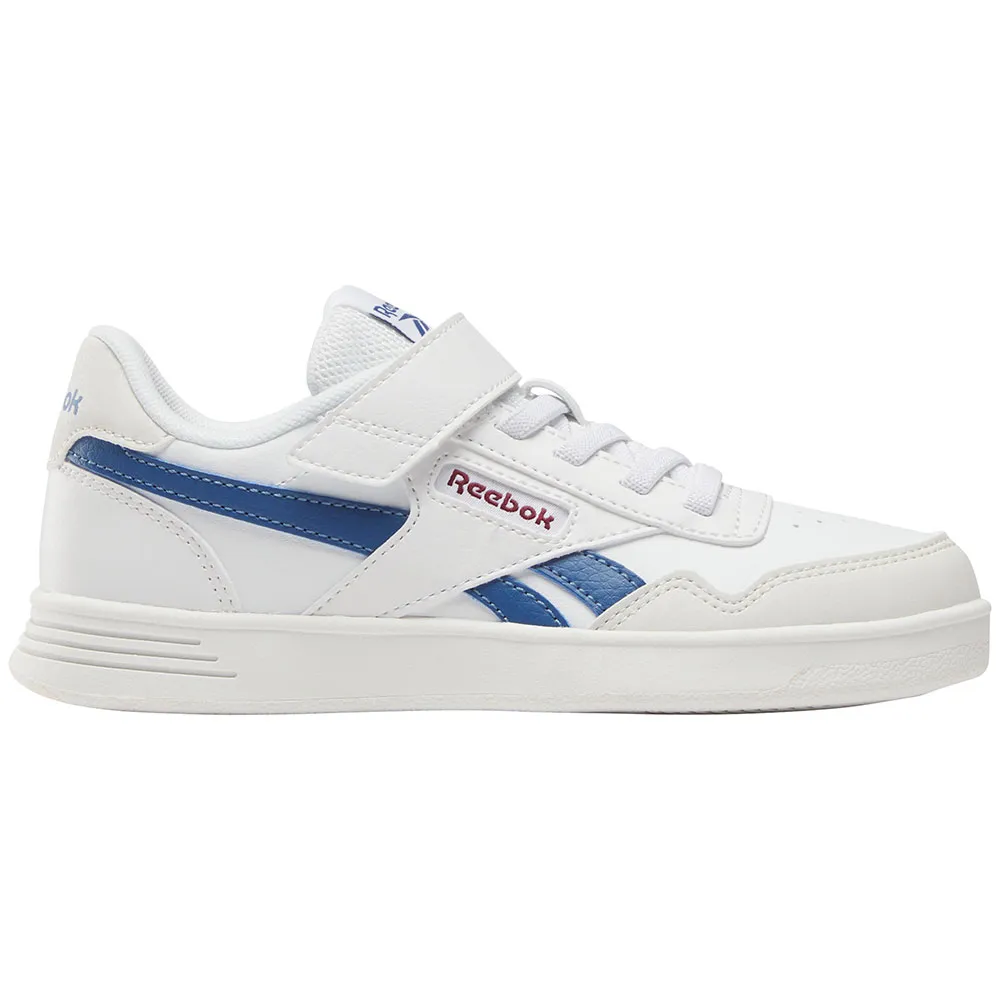 

Кроссовки Reebok Classics Court Advance с эластичной шнуровкой и верхним ремешком, белый