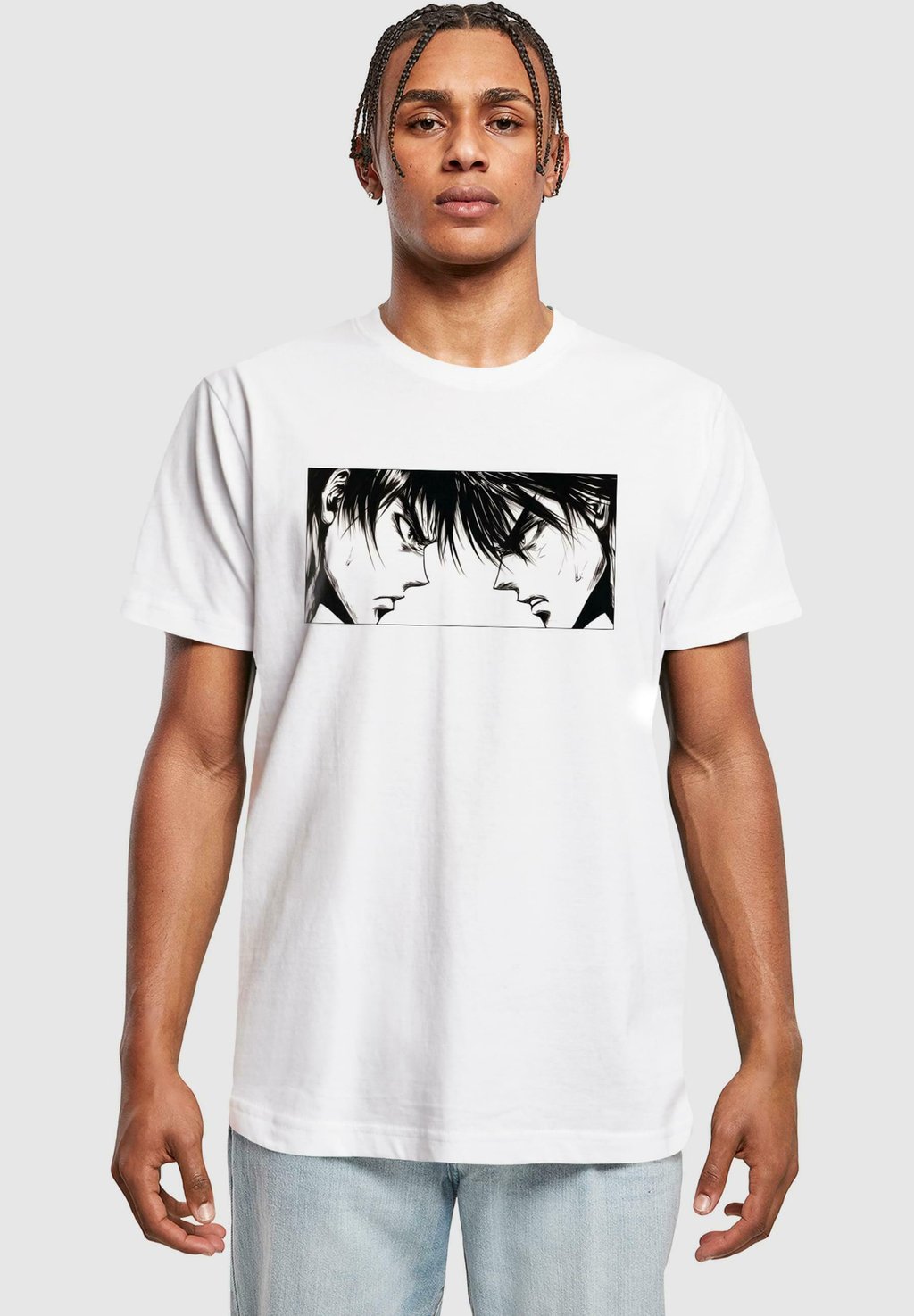 

Рубашка с принтом STEADY STARE Mister Tee, белый