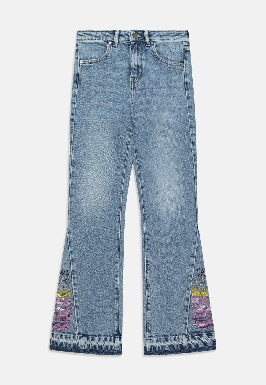 

Расклешенные джинсы JUNIOR GIRL Guess, светло-голубой