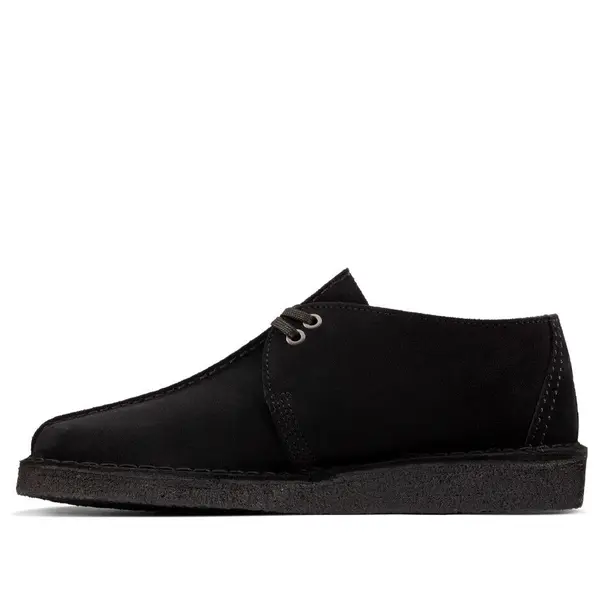 Кроссовки desert trek 'black suede' Clarks, черный