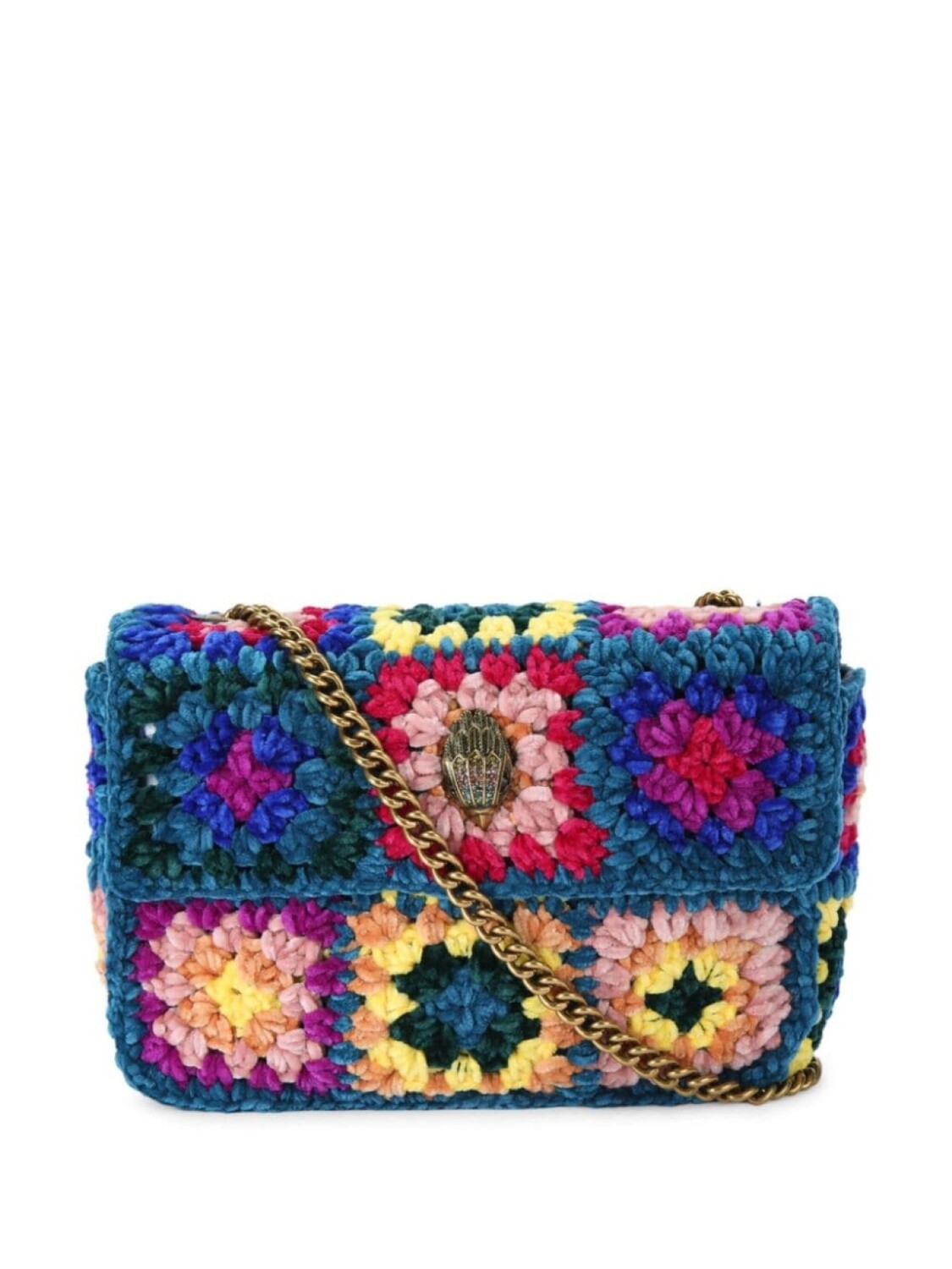 

Курт Гейгер Лондон средняя сумка Kensington Crochet через плечо Kurt Geiger London, синий