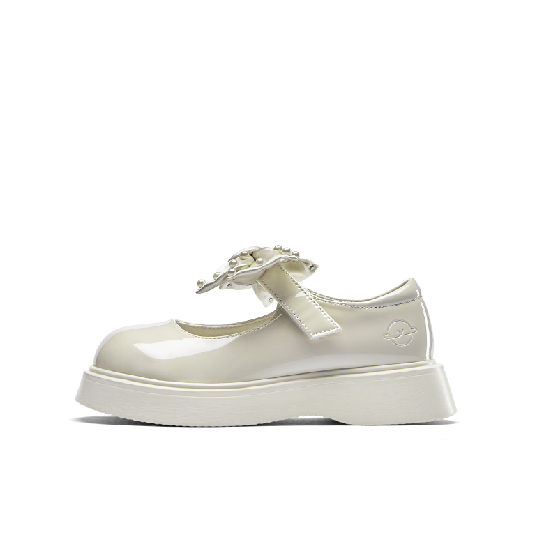 

Низкие детские кожаные туфли Kids' YEARCON, Ecru
