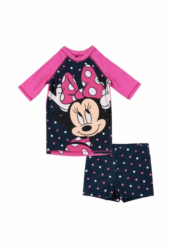 Купальный набор Minnie mouse Schwimmset UV Schutz 30, боди и шорты, Disney, синий/розовый