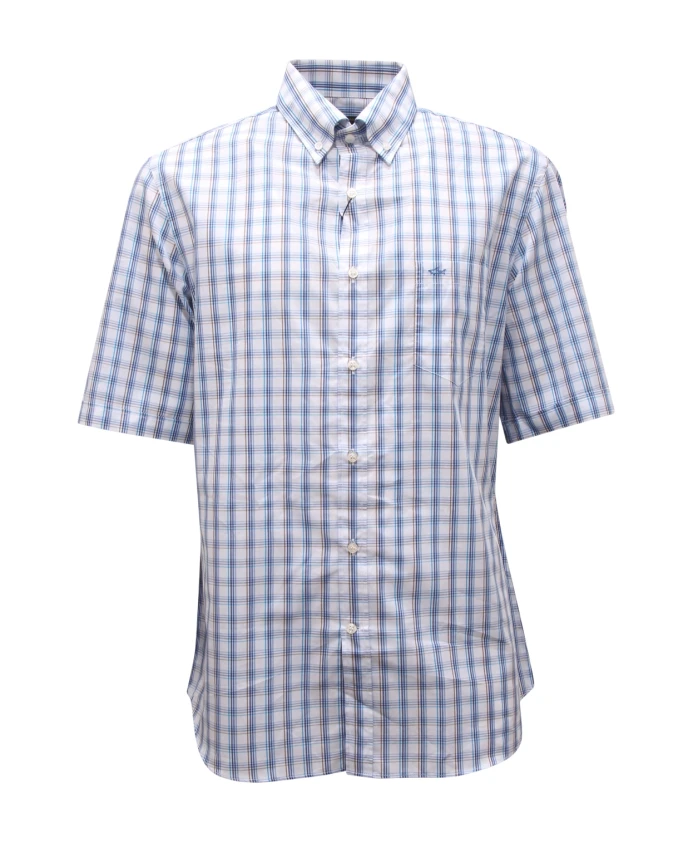 

Рубашка на пуговицах с карманом Paul & Shark, синий