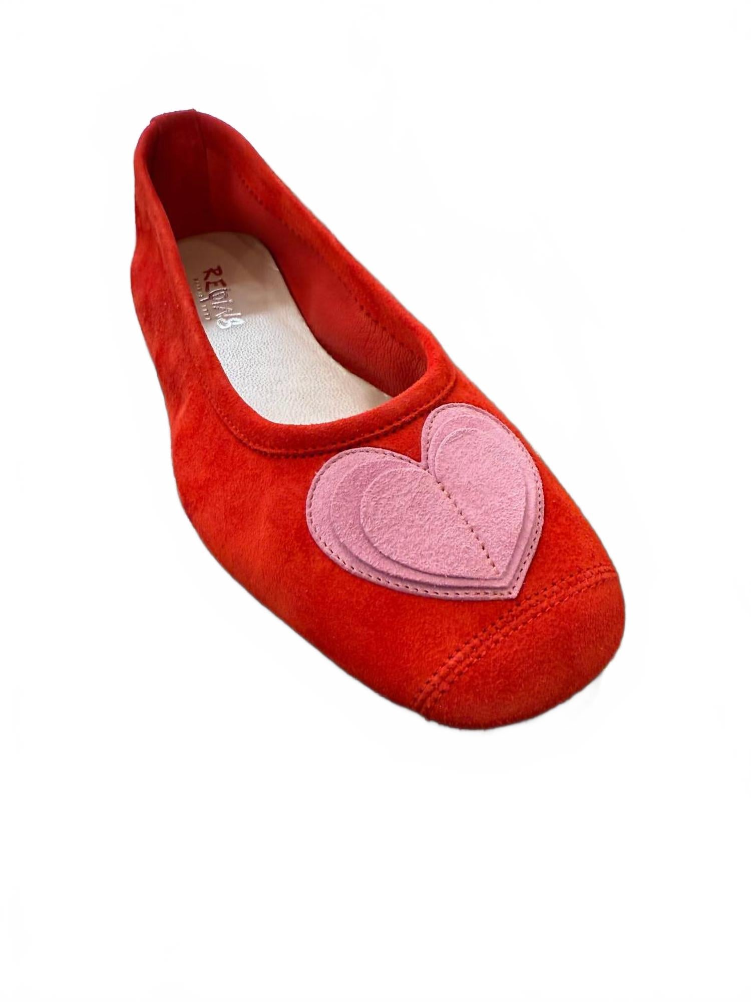 Women's Holove Ballerinas Sandal In Red/pink Reqins