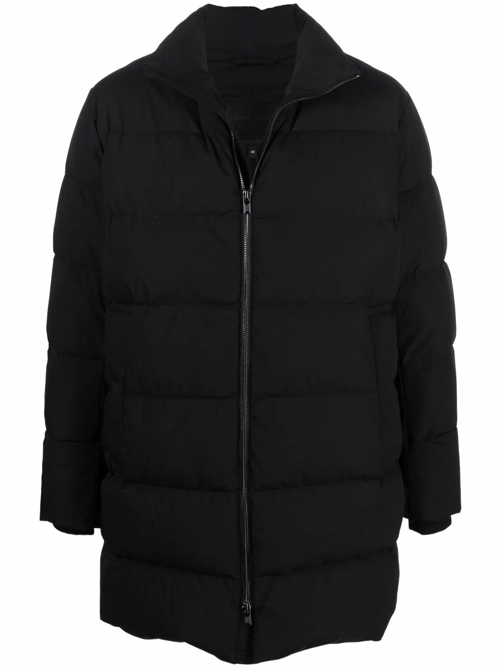 

Стеганый пуховик EMPORIO ARMANI, черный