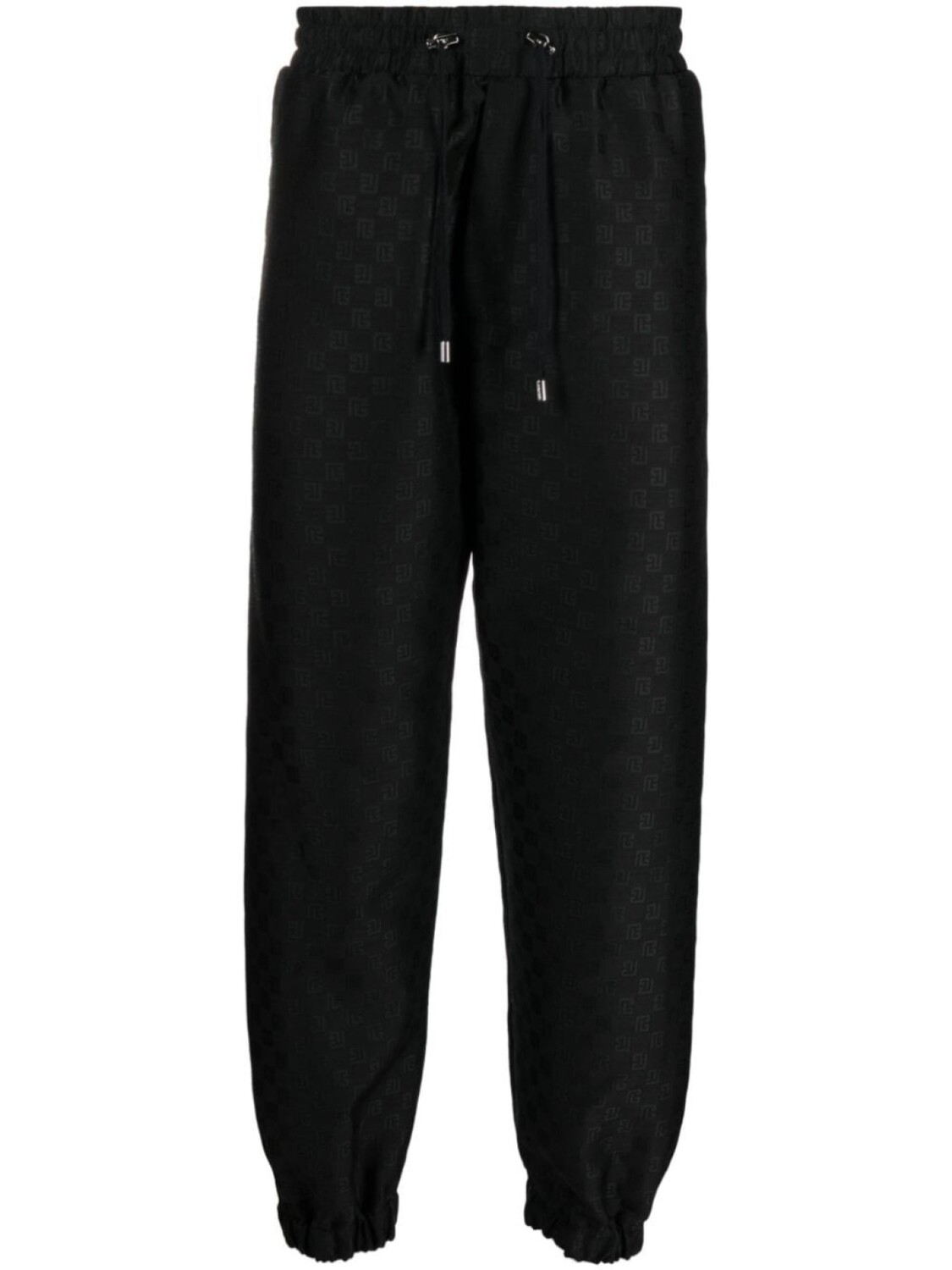 

Balmain спортивные брюки с монограммой, черный