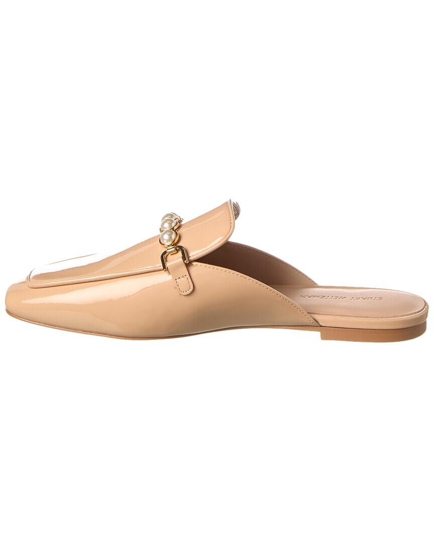 Лакированные мюли Stuart Weitzman Perla, бежевый
