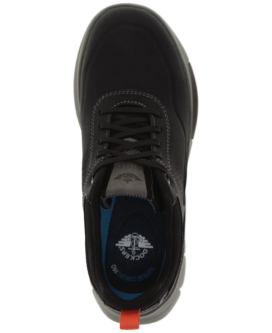 Мужские повседневные кроссовки Pivot Active Rebound на шнуровке Dockers, Black — фото 4