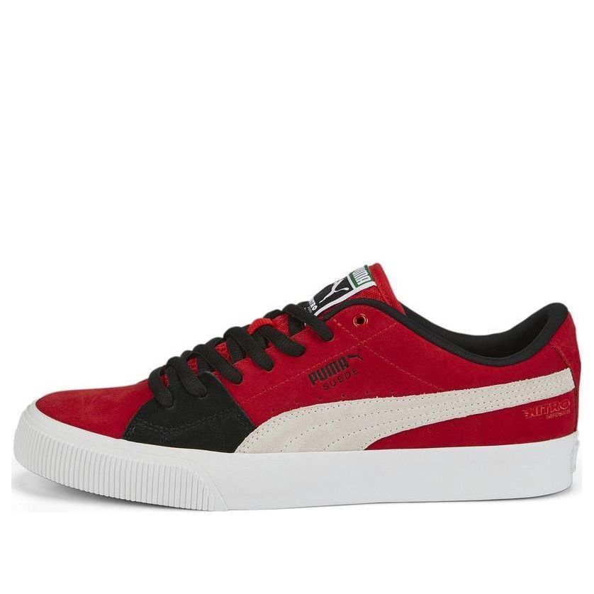 

Кеды PUMA Suede Skate Nitro 'Black Red White', черный