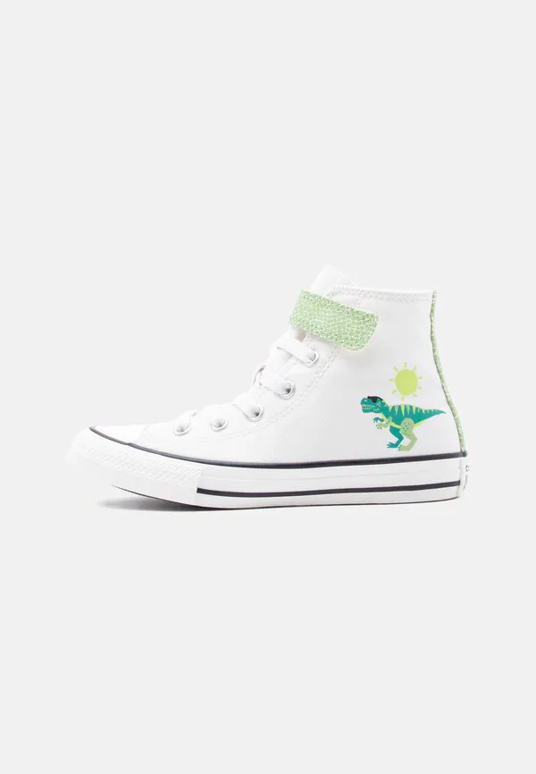 Chuck taylor all star easy on dinos унисекс высокие кроссовки Converse, Vintage White/Fresh Cut