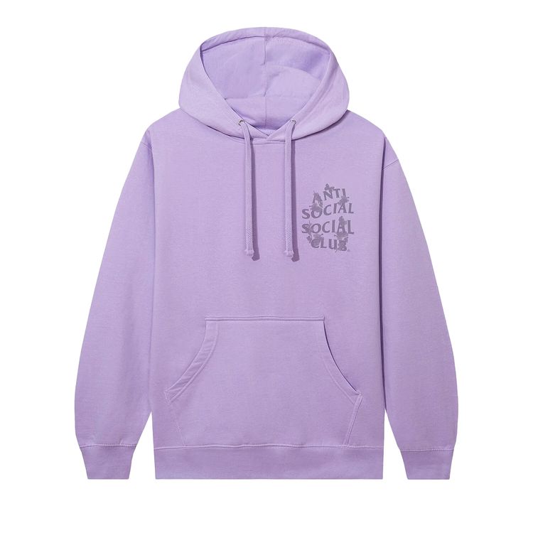 

Худи Anti Social Social Club Kkotch Hoodie Plum, фиолетовый
