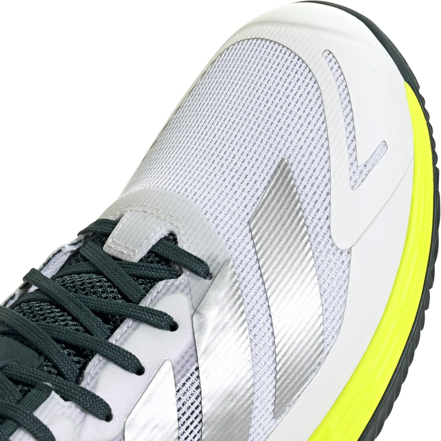 Кроссовки для тенниса Herren Defiant Speed 2 ClayTennisschuhe adidas, серебро — фото 4