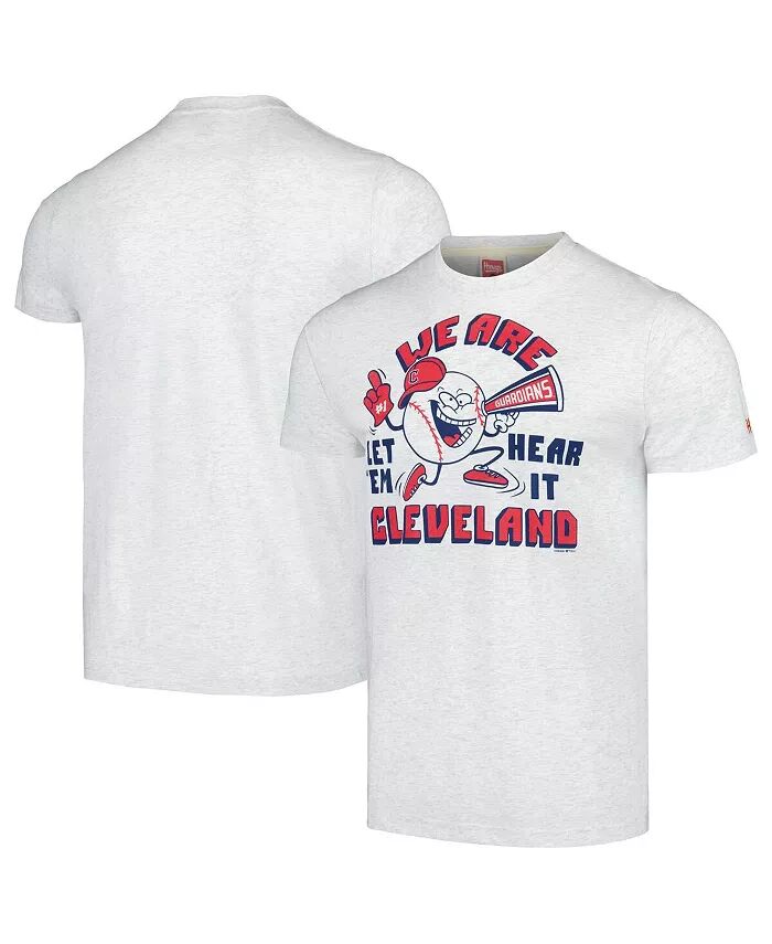 

Мужская серая футболка Cleveland Guardians Doddle Collection We Are Cleveland Tri-Blend Homage
