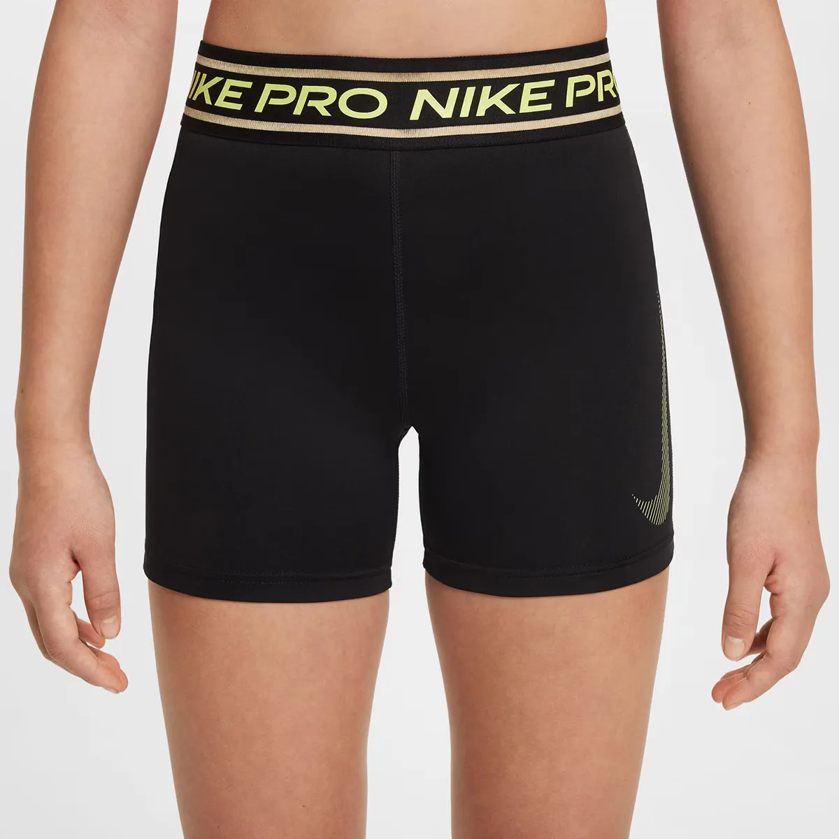 

Короткие леггинсы для девочек Nike Pro, черный