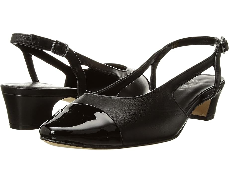 Туфли Vaneli Aliz, цвет Black Nappa/Black Patent
