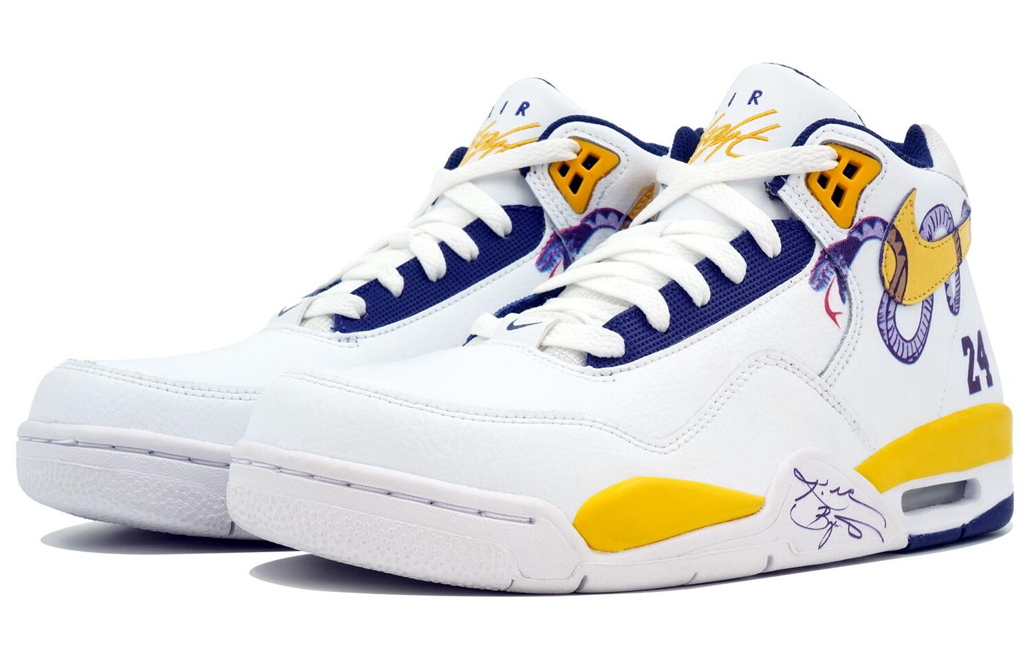 Мужские баскетбольные кроссовки Nike Flight Legacy Vintage, Yellow — фото 3