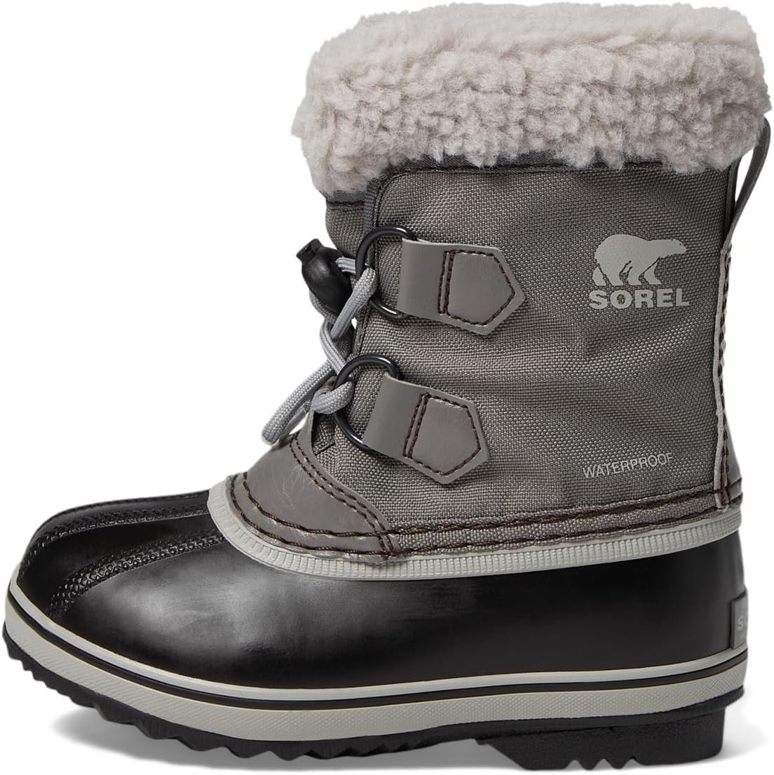 Ботинки SOREL Kids Childrens Yoot Pac Nylon WP, цвет Quarry/Dove — фото 4
