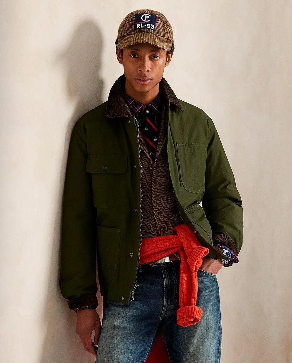 

Мужская куртка с функциональными карманами Polo Ralph Lauren, моховой зеленый