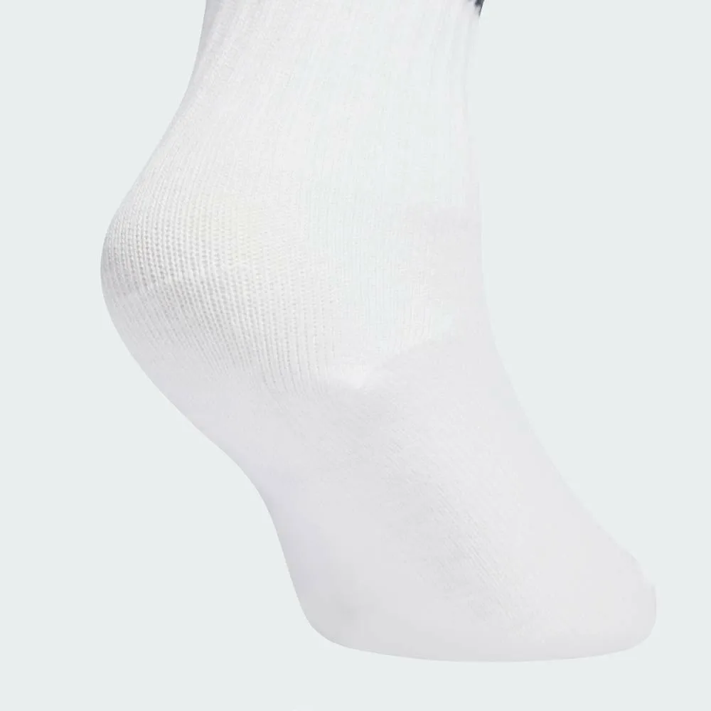 Носки Crew Socks, комплект из 3 пар Adidas, white — фото 4