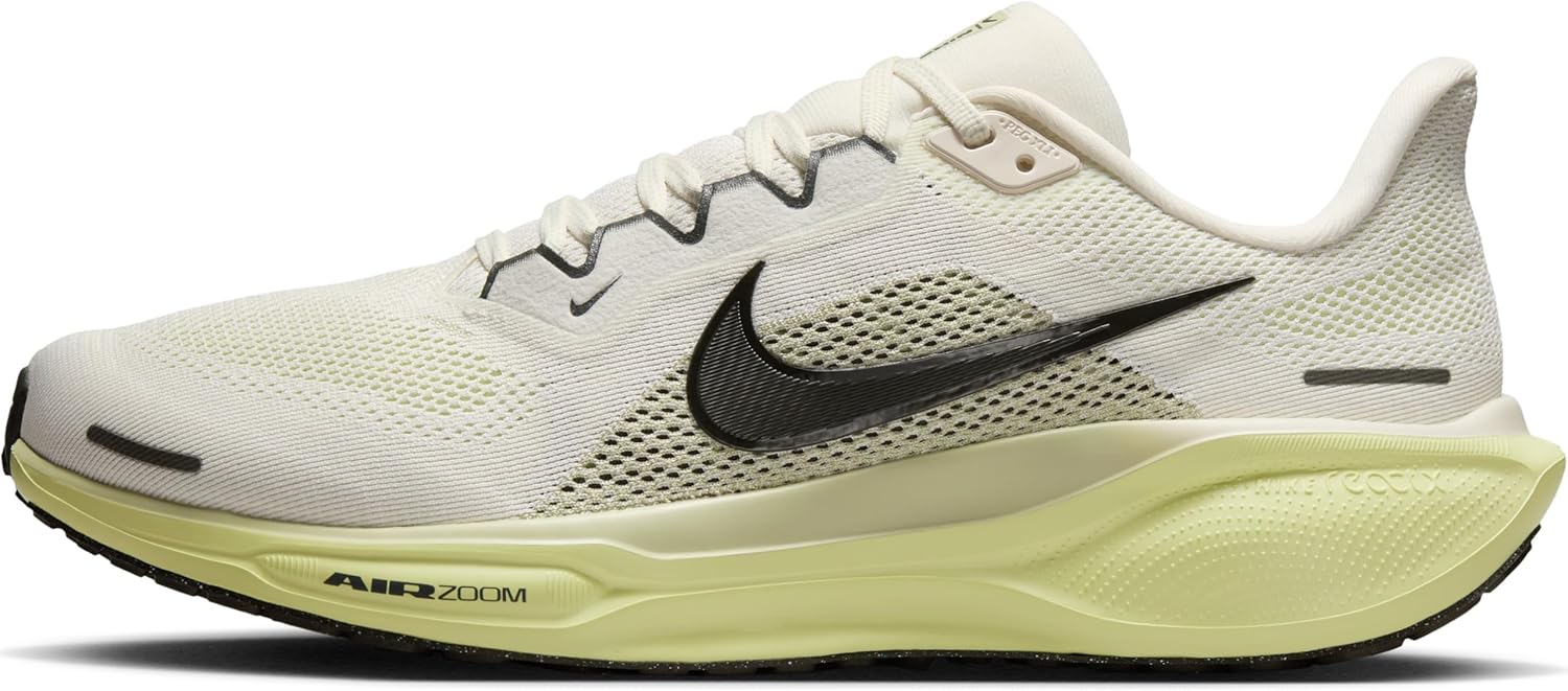 

Nike Мужские кроссовки Air Zoom Pegasus 40, Pale Ivory/Limelight/Olive Aura/Sequoia